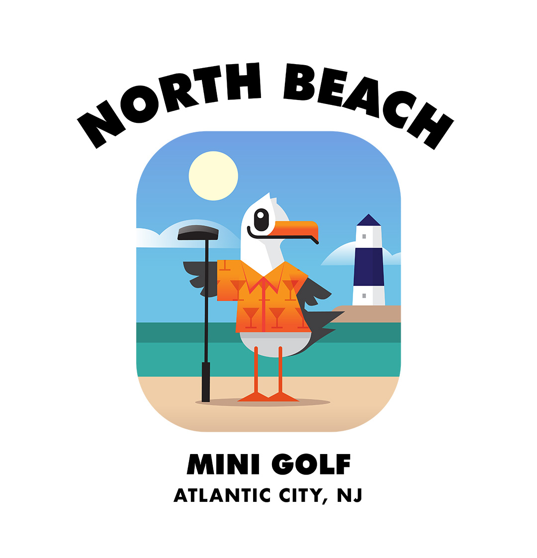 North Beach Mini Golf Logo